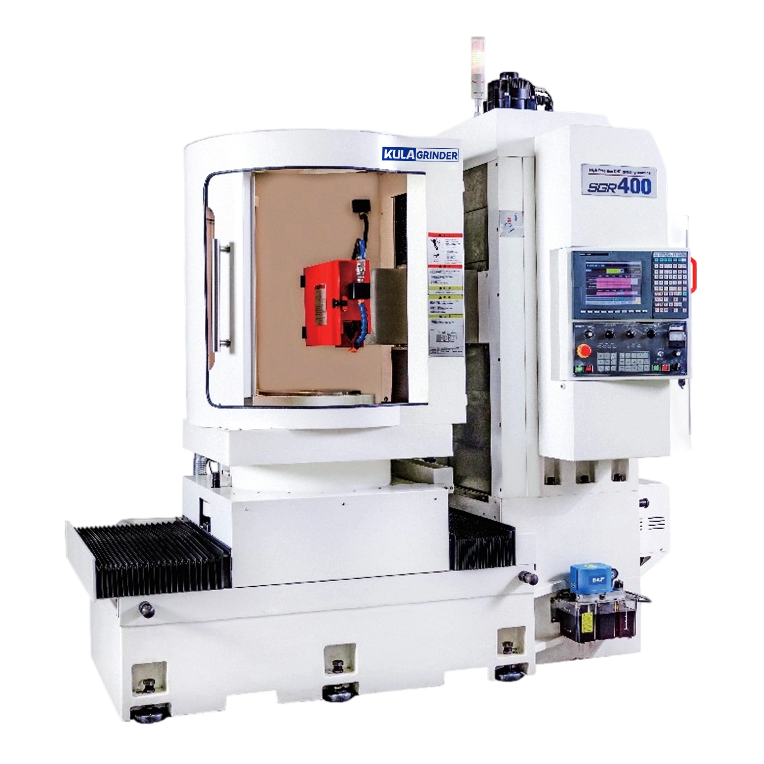CNC grinding machine setup